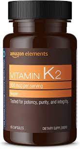 Vitamin k is an essential vitamin needed for cardiovascular, bone and liver health. Amazon Com Amazon Elements Vitamin K2 100 Mcg Vegan 65 Capsules 2 Month Supply Packaging May Vary Health Personal Care