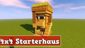 While exploring and making your way around the world of minecraft is exciting, one of the more fun experiences players have is creating their next dwelling. Wie Baut Man Ein Kleines Haus In Minecraft Minecraft Kleines Starterhaus Bauen Deutsch Youtube