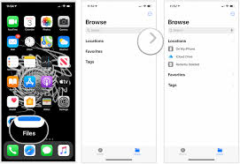 Copy the url from chrome and paste it into safari. How To Use The Files App On Iphone
