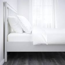 Hemnes Bed Frame White Stain Twin Ikea In 2020 Bed Frame Hemnes Bed Bed Frame And Headboard