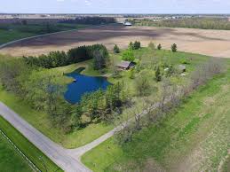 For Sale 12610 Lowe Road Marysville Oh Beautiful Log Home On 6 Acres Zach Bish Realtor Crt Realtors Central Ohi Pond Landscaping Farm Pond Natural Pond