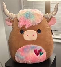 NEW RELEASE Squishmallows Candela The Highland Cow 16 Plush, 2023  Valentines