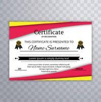 Pink certificate of recognition sample template. Certificate Of Appreciation Template Design Vector 246650 Vector Art At Vecteezy