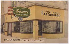1940s Lancaster Ohio Linen Postcard Harry Shaw Restaurant Front View W Sign Ebay Asking 7 0 99 Lancaster Ohio Lancaster Ohio