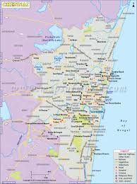 The largest city and the capital of the state, chennai, is located in the north easternmost corner of the are. Chennai Map City Map Of Chennai Tamilnadu India