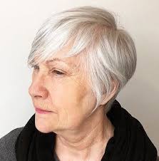 17 best medium and short haircuts for gray hair men. Fine Hairstyles For Over 60 Short Hair Models
