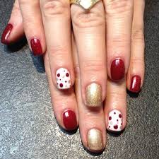 Spice your look with a manicure that makes you feel like you are part of the royal family. 26 Red And Gold Nail Art Designs Ideas Design Trends Premium Psd Vector Downloads