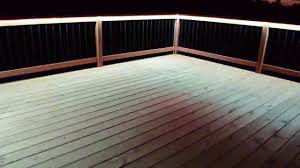 New Led Strip Deck Lighting Youtube