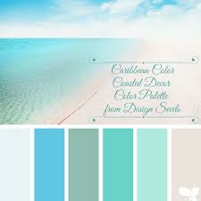 All four colors are distributed evenly around. Coastal Decor Color Palette Caribbean Color From Jessica Colaluca Decor Color Palette Beach Color Palettes Exterior Paint Colors For House