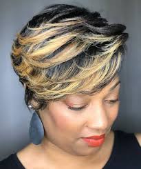 #7 wavy hairstyle feather cut. 35 Most Stunning Ideas Of Short Hair With Bangs For 2021