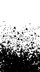 Black And White Drip Effect 