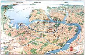 Looking to pay about $400/month. St Petersburg Tourist Map St Petersburg Russia Mappery Tourist Map St Petersburg Russia Russia Map