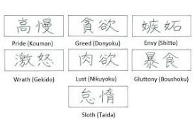 You'll learn the origins of the different scripts and how to distinguish between them. Do You Know How To Write The Seven Deadly Sins In Japanese Seven Deadly Sins Tattoo Sin Tattoo Seven Deadly Sins