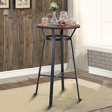 4.4 out of 5 stars. Buy Maison Arts 41 Bar Height Bar Table Round Pub Table Bar Height Counter Table Tall Breakfast Kitchen Table High Coffee Cocktail Table For Dining Patio Outdoors 1 Table Rustic Brown Online