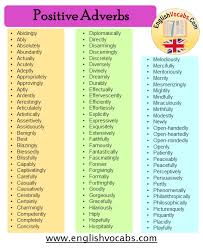 Oct 05, 2019 · list of positive words that start with p. Positive Adverbs Starting With P English Vocabs
