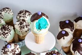 This is a classic one! Gender Reveal Ice Cream Cone Cake Pops Party Ideas The Diy Lighthouse