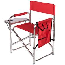 Lazydaze Hammocks Director Chair With Storage Pouch And Side Table Portable Folding Sports Red Discover Th Storage Chair Directors Chair Camping Furniture