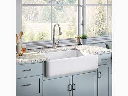 • basin slopes toward drain to minimize water pooling. Whitehaven Self Trimming 32 Undermount Single Bowl Sink W Tall Apron K 5827 Kohler Kohler