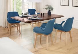 King anna wetzel designer tisch in marmor glas oder holz. Home Affaire Esstisch Megan Aus Massivem Akazienholz Mit Modernen Glasbeinen In Unterschiedlichen Tischbreiten Erhaltlich Online Kaufen Otto