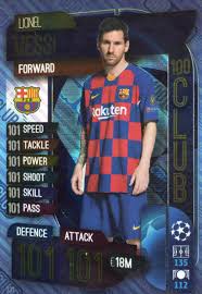 Last post help us choose players for an upcoming football card game and win a free deck! Match Attax 19 20 Lionel Messi 100 Club Trading Card Fc Barcelona Trading Cards Accessories Toys Games Chasomerie Com