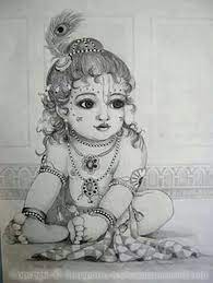 Lord Krishna Pencil Sketches A Mythology Blog Krishna Drawing Krishna Painting Krishna Art