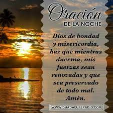 Oracion De La Noche Trust God Dios Good Night