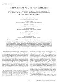 Torry jabar holt (born june 5, 1976) is a former professional american football player who was a wide receiver in the national football league (nfl) for eleven seasons. Pdf Working Memory Span Task A Methodological Review And User S Guide