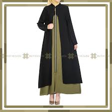 Sifon Pelerinli Ferace Yesil Elbise Giyim Abayalar