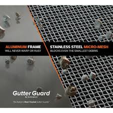 Do i really need gutter guards? Gutter Guard By Gutterglove 4 Ft L X 5 In W Stainless Steel Micro Mesh Gutter Guard 10 Pack Thd40 The Home Depot