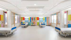 This is an especially important area for doctor and hospital waiting rooms where sick children may need not feel up to playing while they wait to be seen. Morag Myerscough Brightens The Wards Of Sheffield Children S Hospital