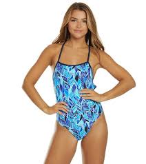 Funkita Womens Blue Bird Strapped In One Piece Swimsuit At Swimoutlet Com Free Shipping