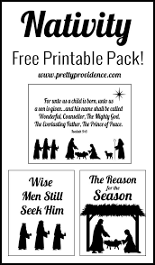 Nativity Themed Free Printables Christmas Nativity Nativity Silhouette Christ Centered Christmas