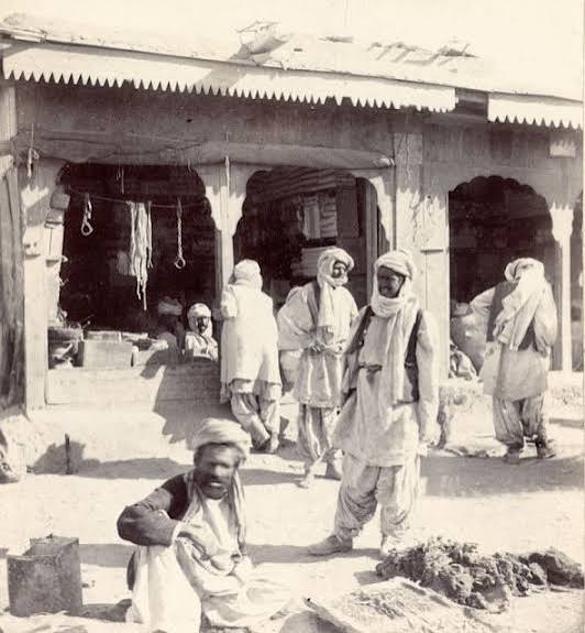 Afghan merchants, Chaman, 1889