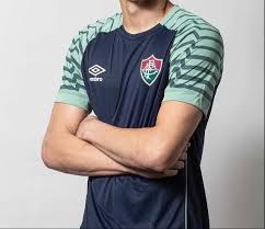Camisa fluminense masculina aquecimento 2021. Camisa Fluminense Azul Mercadolivre Com Br