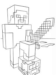 Share on facebook pin on pinterest tweet this! Minecraft Steve Mit Diamantschwert Malvorlagen E1550718510327 Minecraft Ausmalbilder Ausmalen Bilder Zum Ausmalen Fur Kinder