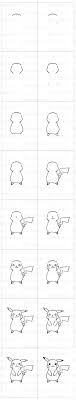 Stap Voor Stap Pikachu Tekenen Como Desenhar Picachu How To Draw Desenho Online Pokemon Drawings Draw Anime Drawings