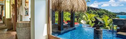 This is one of the best areas to stay in seychelles because of the calm waters. Beach Resort Seychelles Premier Ocean View Pool Villa Maia