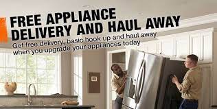 We service ge, kenmore frigidaire, lg, samsung, kitchenaid, bosch, ge monogram for all customer that cannot get scheduled for the date and time of choice through home depot. Appliance Delivery Installation Haul Away At The Home Depot Appliance Delivery Installation Free Appliances