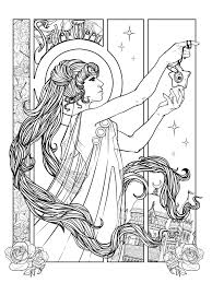 First, consider your question, then select a tarot spread with positions that relate to that question. The Star Sailor Moon Art Nouveau Tarot Card By Cory Koomoa Sailor Moon Coloring Pages Moon Stars Art Sailor Moon Art