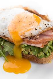 Avocado Toast With Egg Ham And Arugula The Lemon Bowl Recipe Avocado Toast Egg Healthy Recipes Egg Avocado Breakfast