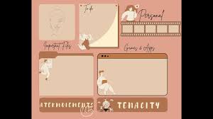 This is a rose gold digital background (jpeg) in which you can drag your file folders on your screen into the designated category so they are always easy to find. Desktop Wallpaper Organizer Canva Youtube