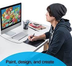 Drawing Tablet Screen Black Grafic Tablets Digital Painting Art Pen Touch Wacom Wacom Intuos Art Wacom Intuos Digital Drawing Tablet