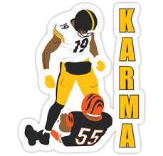 Ally oleynik & olivia vaughn cinematographer: Antonio Brown Juju Smith Schuster Steelers Karma Stickers By Love4all Redbubble Steelers Antonio Brown Juju
