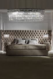 Button Upholstered Leather Italian Bed With Extended Headboard Juliettes Interiors Italian Bedroom Furniture Italian Bed Headboards For Beds