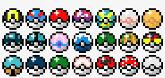 Pokeballs Pixel Art Pokeball Avec Leur Nom Png Image Transparent Png Free Download On Seekpng 1980 pokemon pikachu 3d models.