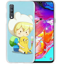 Anime Case For Samsung Galaxy A50 A70 A20e A40 A30 A20 A10 A51 A70s A9 A7 2018 Hard Clear Pc Phone Coque Cover Adventure Time Ha Samsung Cases Phone Cases Case