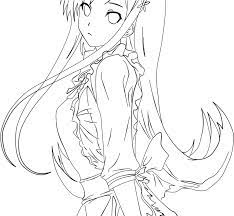 Cute girls, cute couples and more. Download Hd Free Coloring Pages Of Hot Anime Traceable Anime Girl Drawings Transparent Png Image Nicepng Com