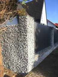 Gabionen Gabionen Gabionenzaun Gabionen Sichtschutz