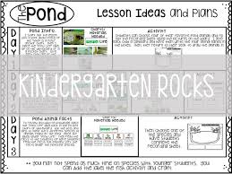 Pond Life Kindergarten Rocks Resources
