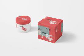 Download Cosmetic Jar Box Mockups Cosmetic Jars Box Mockup Cosmetic Packaging
